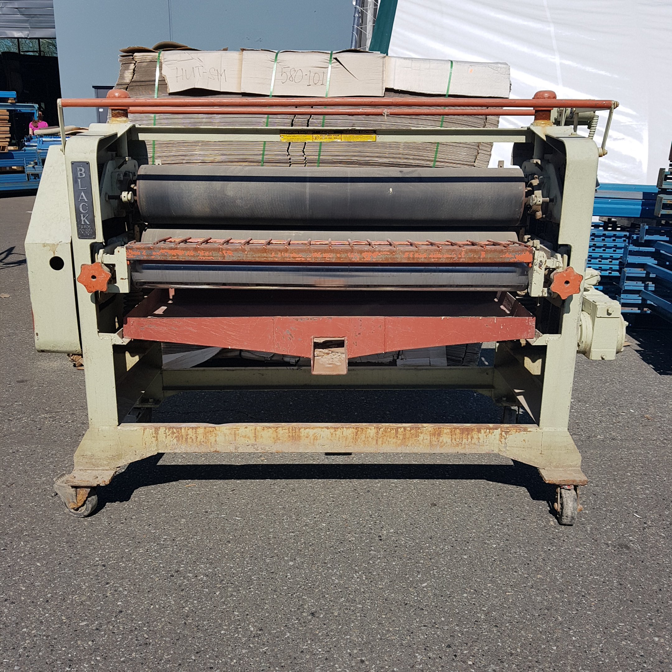 Used Black Bros Glue Roller 5876 Coast Machinery Group