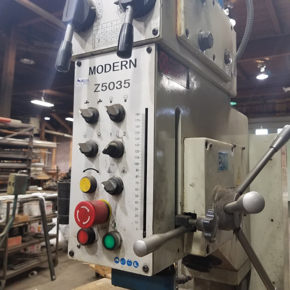 Used Modern Z5035 Gear Drill Press 70713 Coast Machinery Group