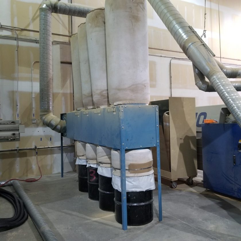 BelFab 15 hp Modular Dust collector Coast Machinery Group
