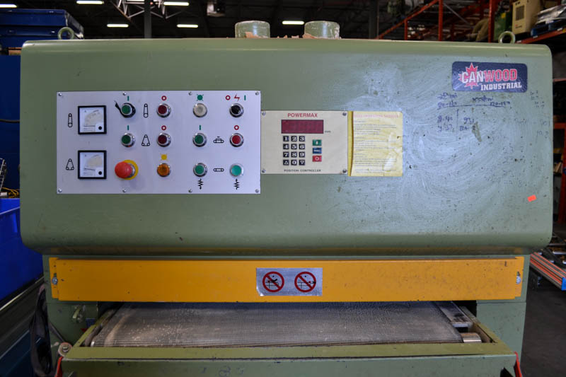 Used Canwood Powermax 37.5HP 2 Head Sander Coast Machinery Group