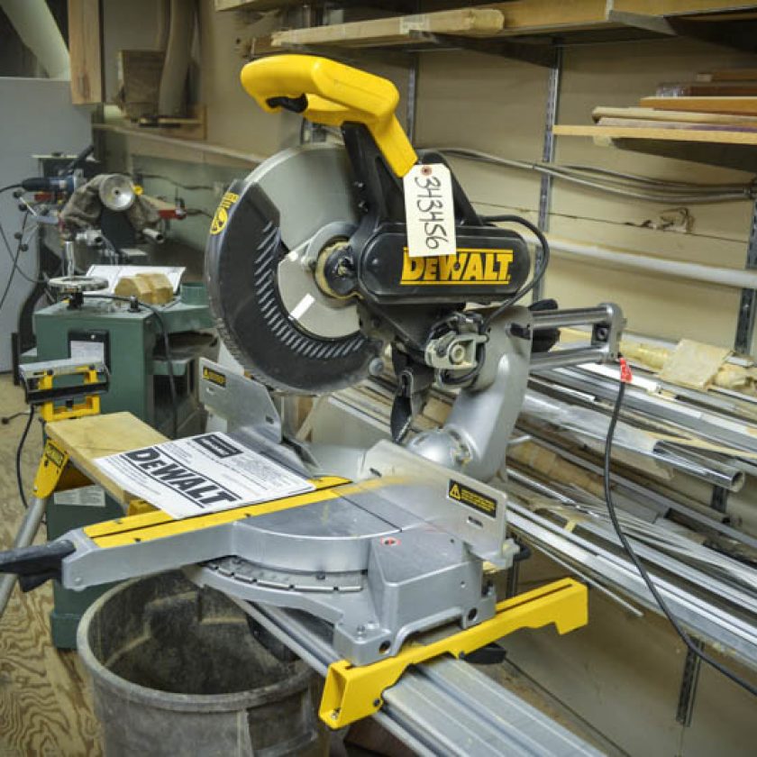 Used DEWALT DW708 12Inch DoubleBevel Sliding Compound Miter Saw