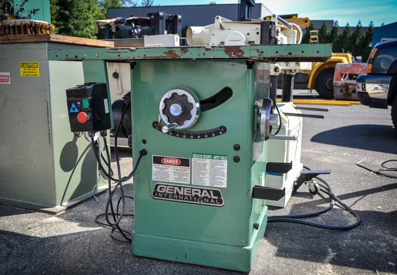 Used General 350 10″ 3HP Tilting Arbor Table Saw Coast Machinery Group