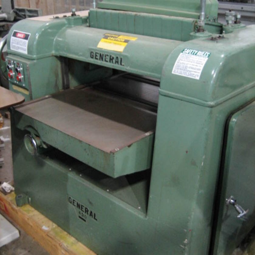General 430 24" Single Surface Planer Coast Machinery Group