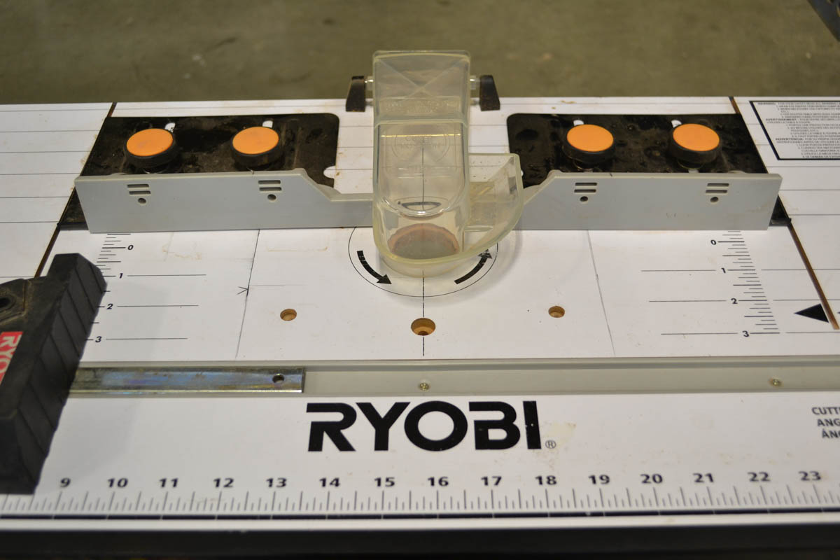 Ryobi router table, Template Guide set & Drill Master router - Sherwood  Auctions