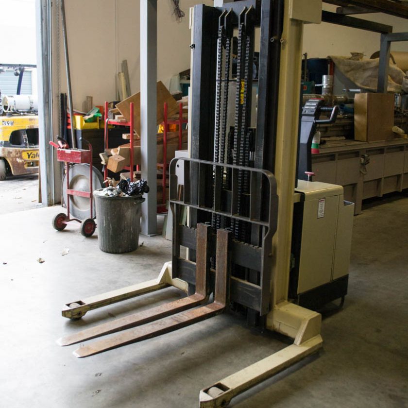 Crown 3,000 lbs Electric Walk Behind Forklift Coast Machinery Group