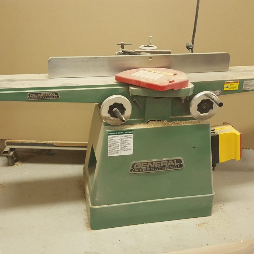 General International 8" deluxe jointer Coast Machinery Group