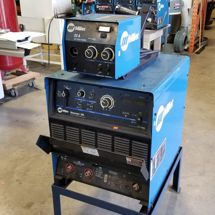 Used Miller Dimension 302 cc/cv dc welding power source Coast