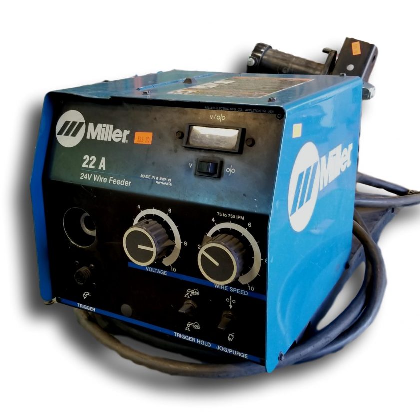 Used Miller 22A 24V Wirefeeder Coast Machinery Group