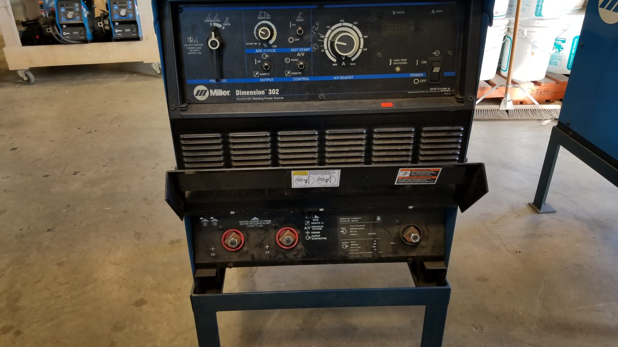 Used Miller Dimension 302 DC Welding Power Source Coast Machinery Group