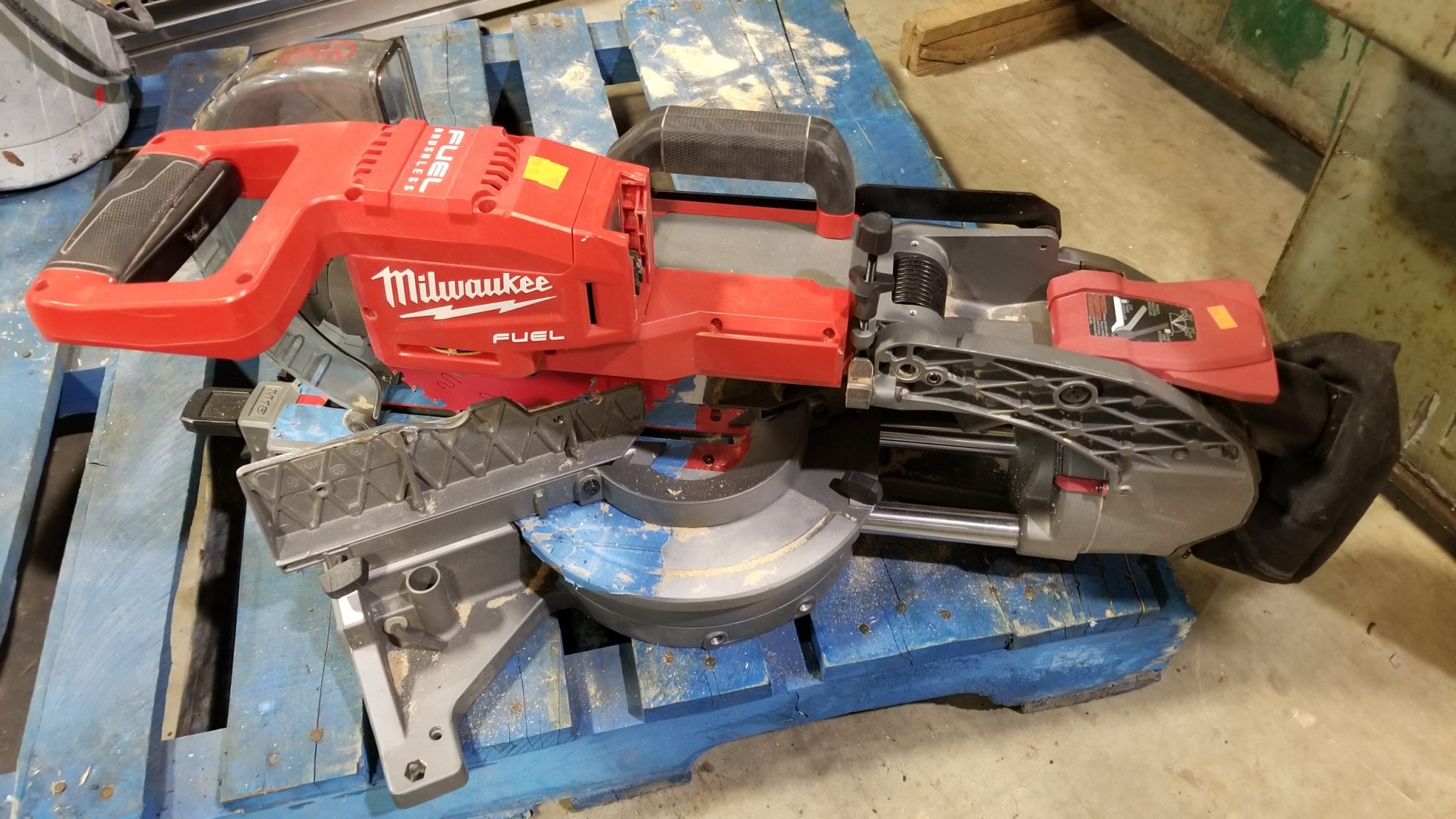 Used Milwaukee Tool M18 Fuel 10 Inch Dual Bevel Sliding Compound Miter