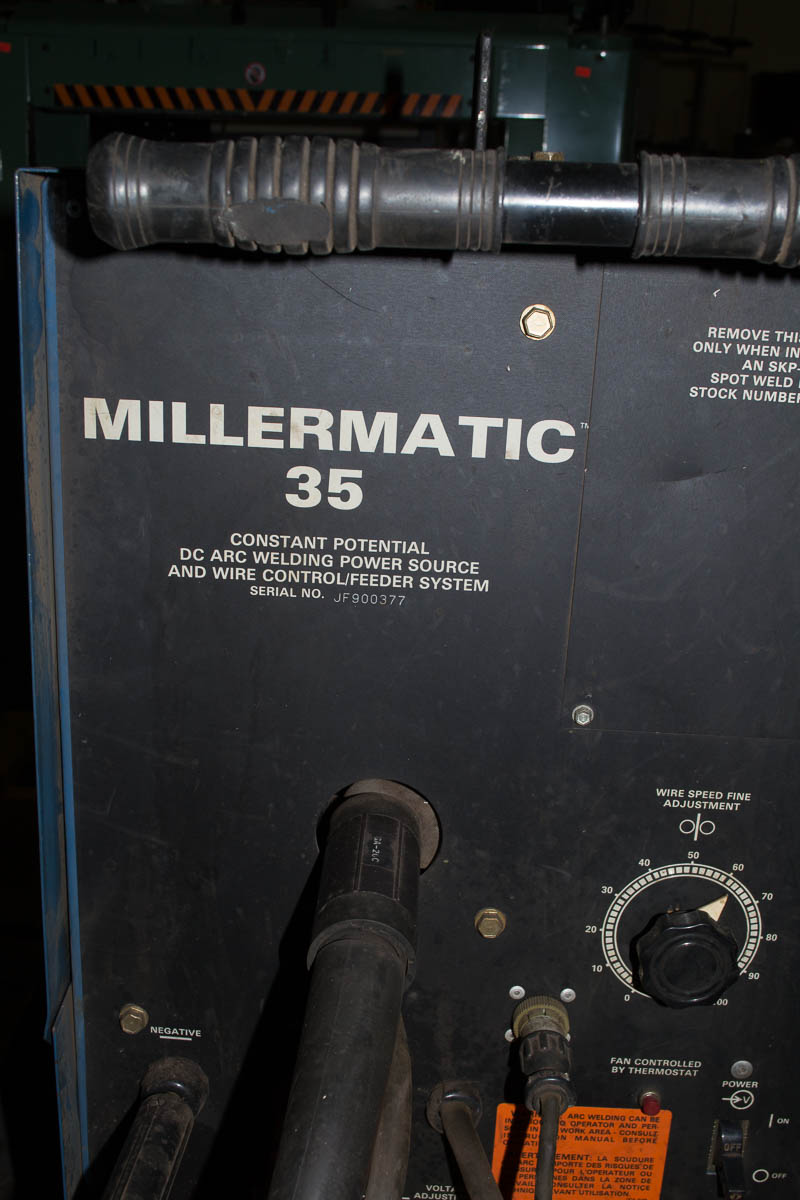 Used Millermatic 35 Welder Coast Machinery Group