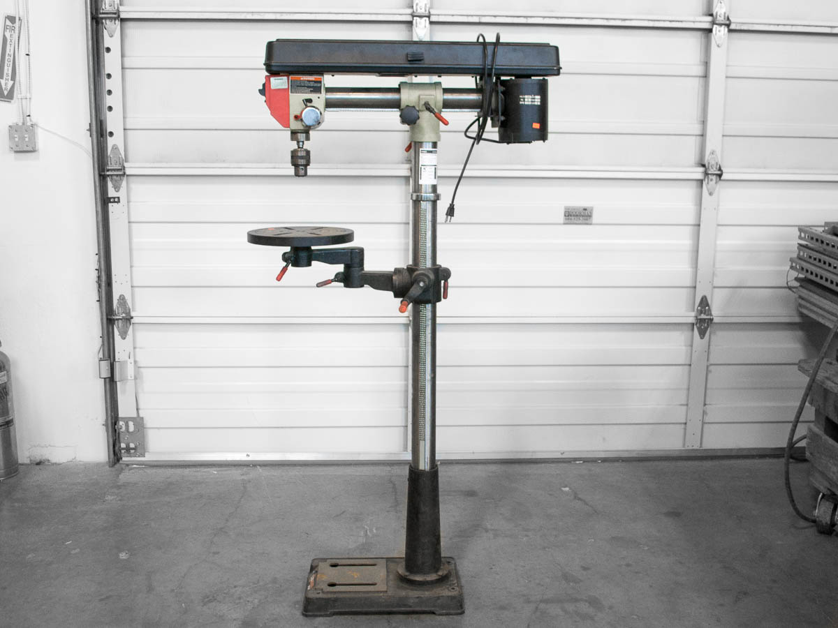 Used Canwood Pro Drill Radial Press with Variable Swing Coast