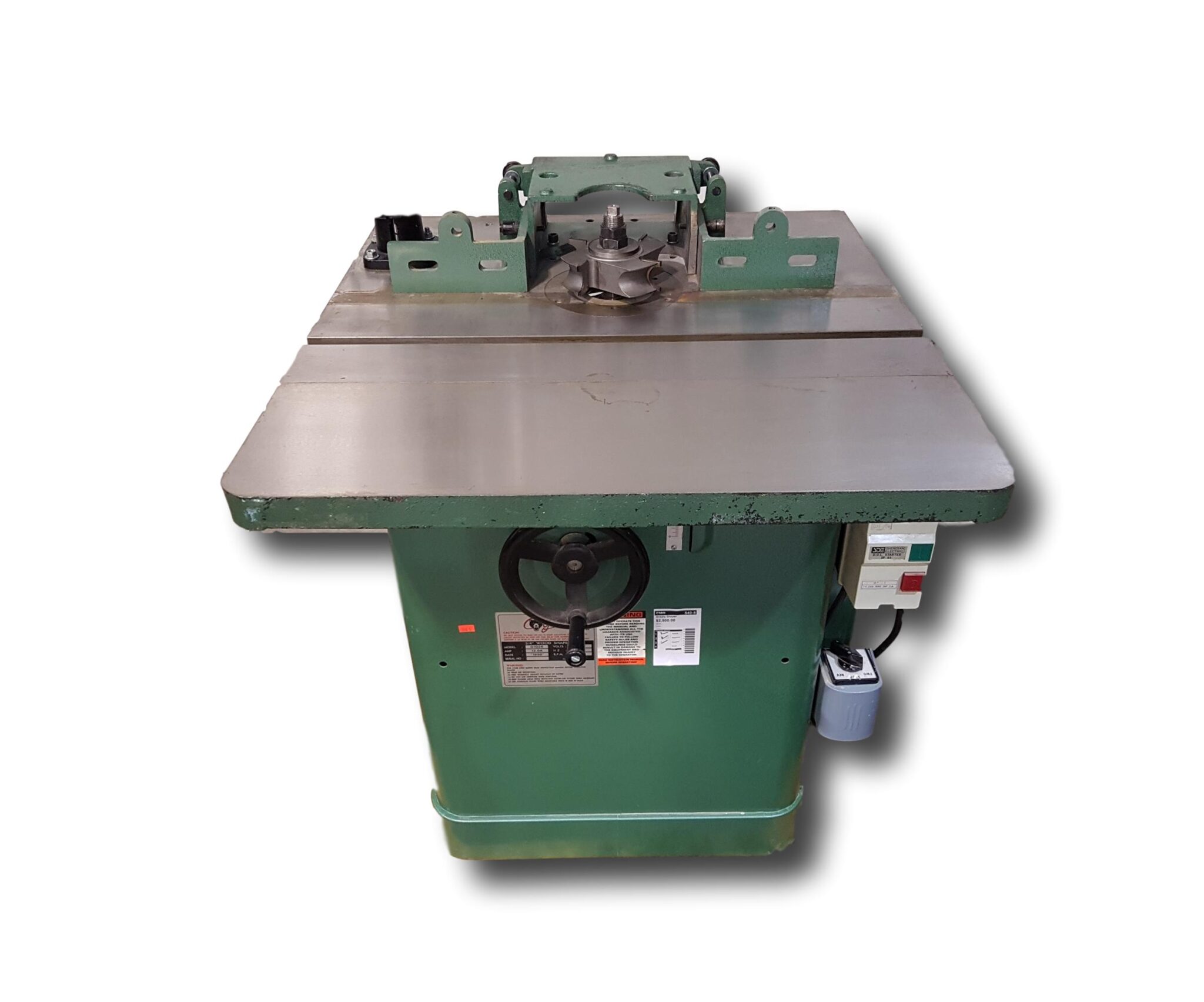 Used GRIZZLY MODEL G1026 3 H.P. SHAPER Coast Machinery Group