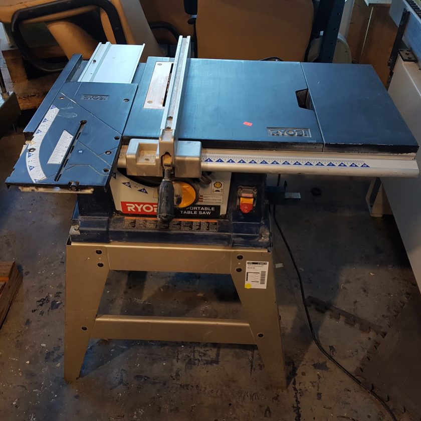 Ryobi BTS15 10 in. (254 mm) Portable tablesaw Coast Machinery Group