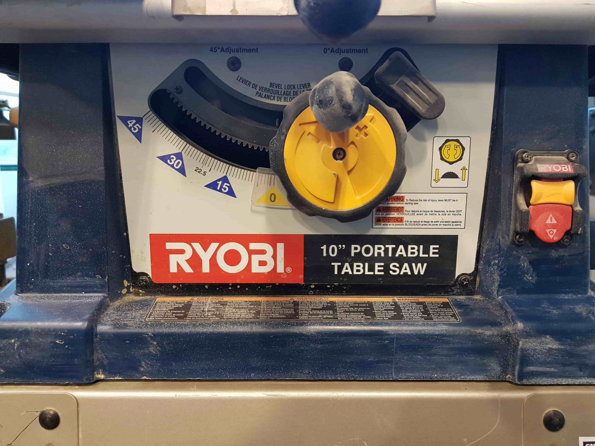 Ryobi 254 table saw store