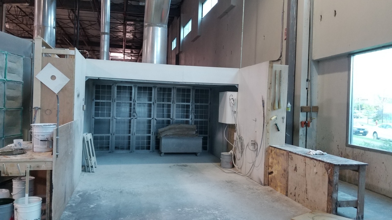 Used 12' Open Face Paint Booth Coast Machinery Group