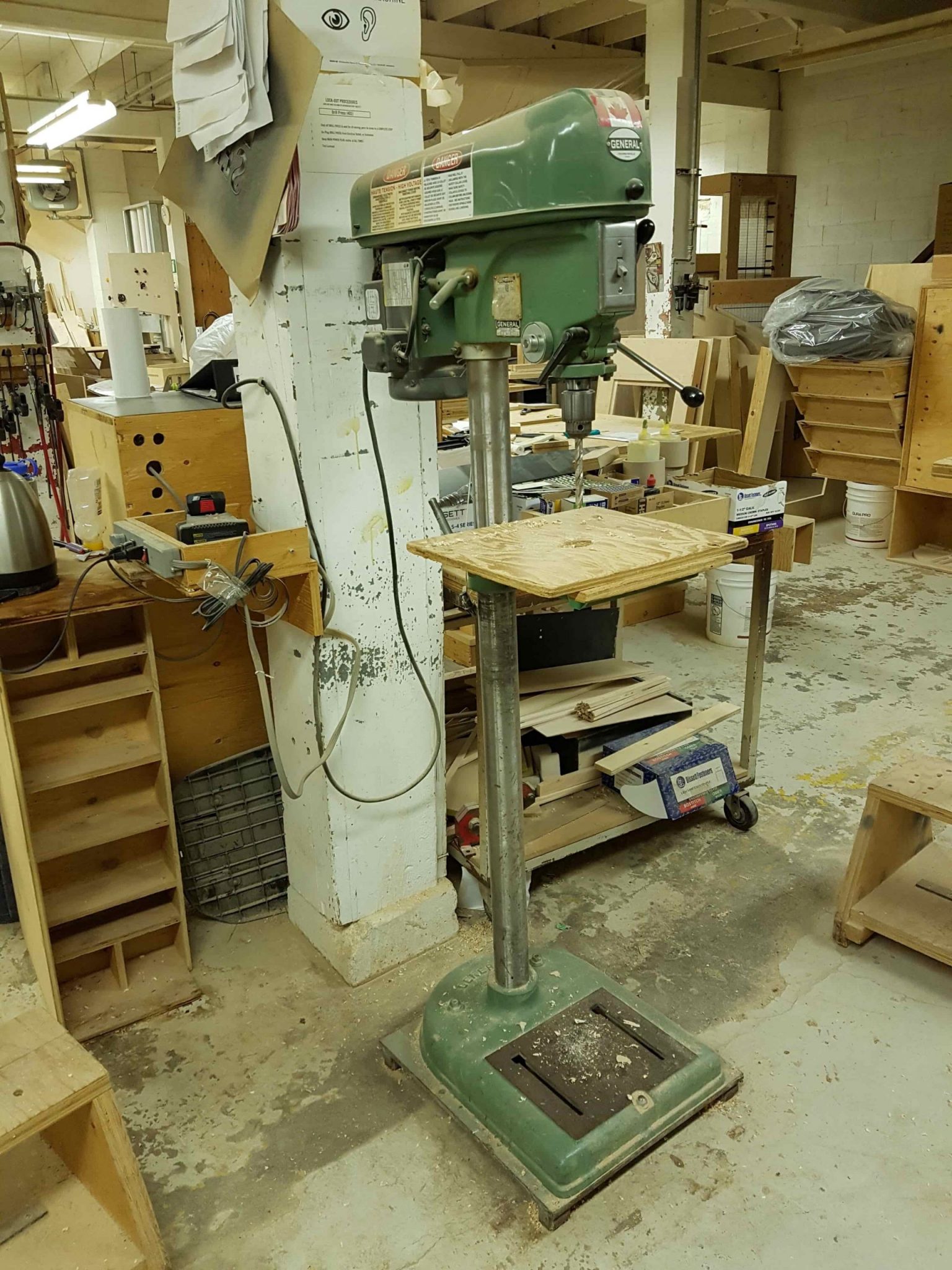 Used General 15 inch Drill Press Model 340 Coast Machinery Group