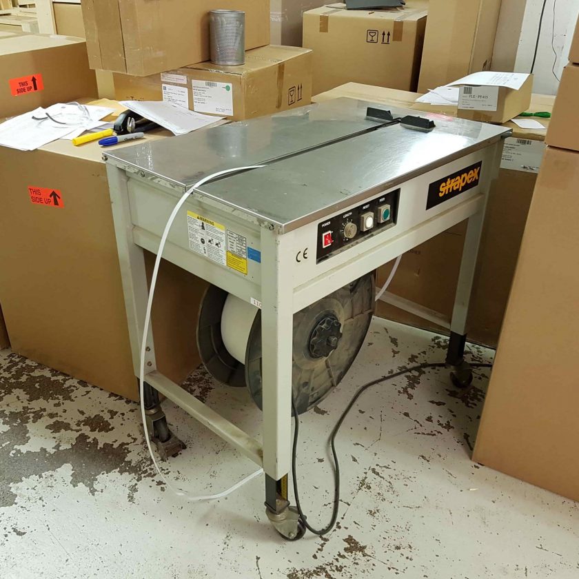Used Strapex Allpack semi automatic strapping machine Coast Machinery