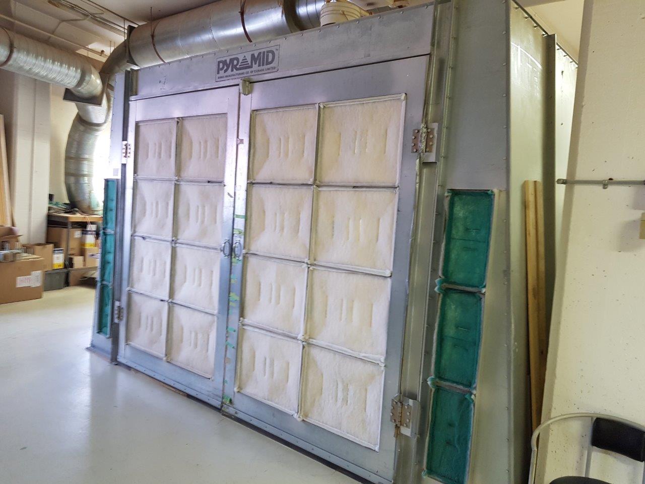 Used Binks Pyramid Paint Booth Coast Machinery Group