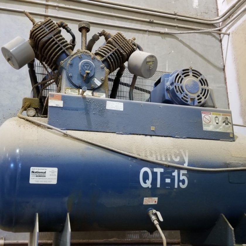 Used Quincy QT15 Compressor 15 HP Coast Machinery Group