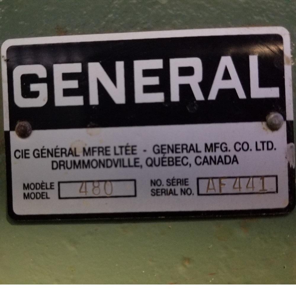 Used General 480 Jointer Coast Machinery Group