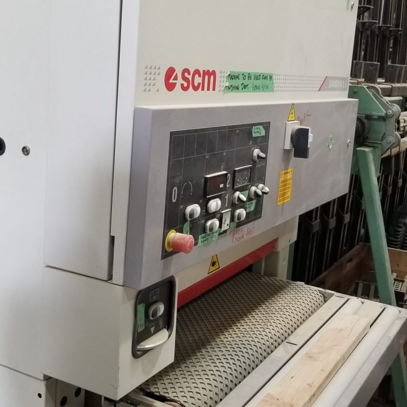 Used SCM Sandya 3S CS Thickness Sander Coast Machinery Group