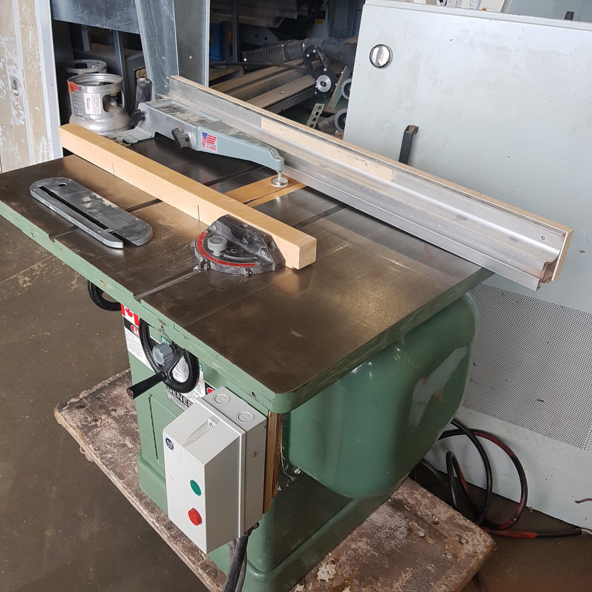 Used General 350 Table Saw Coast Machinery Group