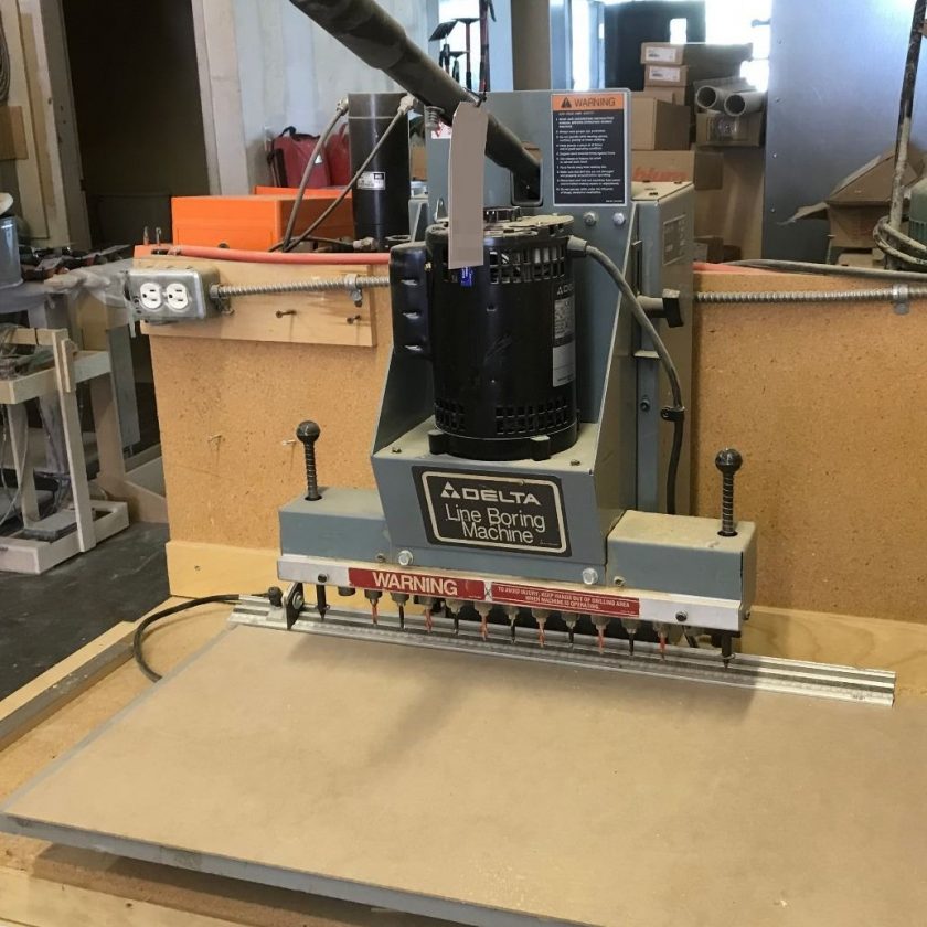 Used Delta 32325 3/4Horsepower 13Spindle Line Boring Machine Coast