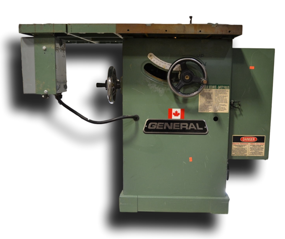 Used General 350 10" Table Saw Coast Machinery Group