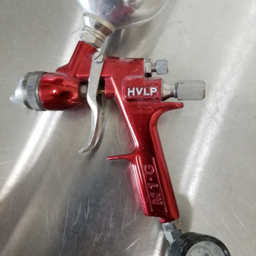 Used Binks Model M1G HVLP Gravity Feed Spray Gun Coast Machinery Group