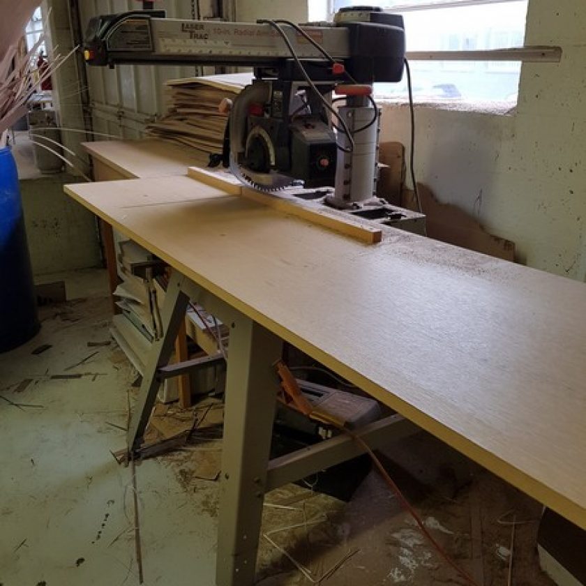 Used Single Phase Craftsman 9058 10" Radial Arm Saw with LaserTrac