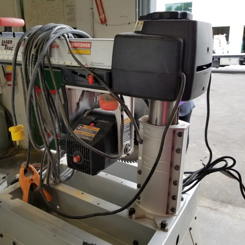 Used Single Phase Craftsman 9058 10 Radial Arm Saw With LaserTrac