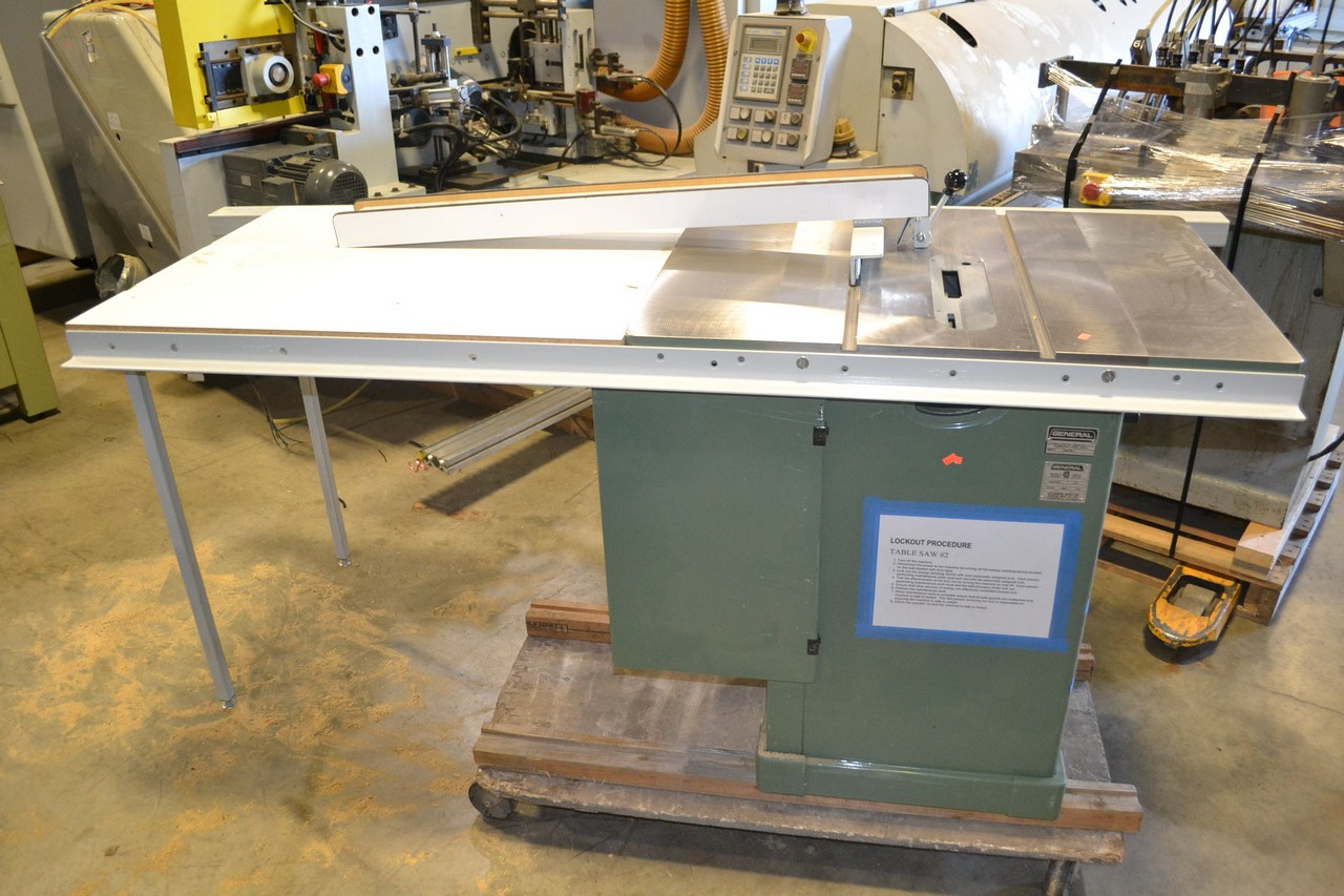 Used General 10 Inch Table Saw Model 350 Coast Machinery Group