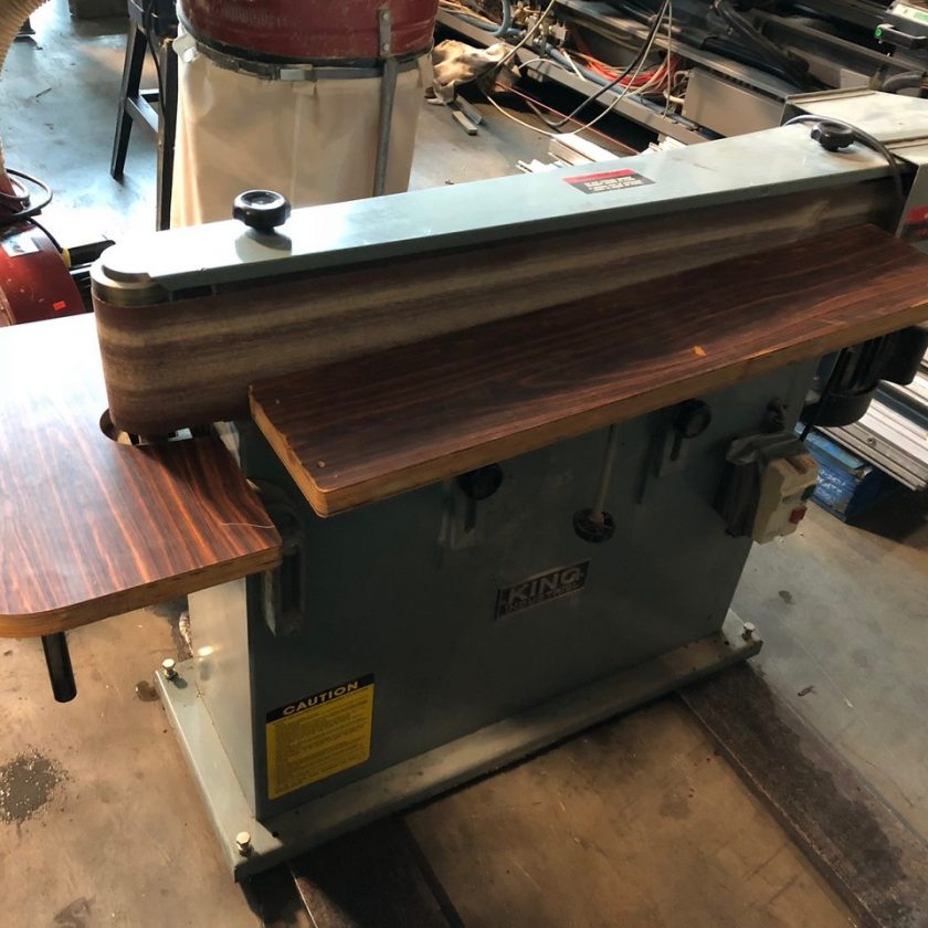 Used KING Canada 6” x 108” Edge Sander Model CT108 C Coast Machinery Group