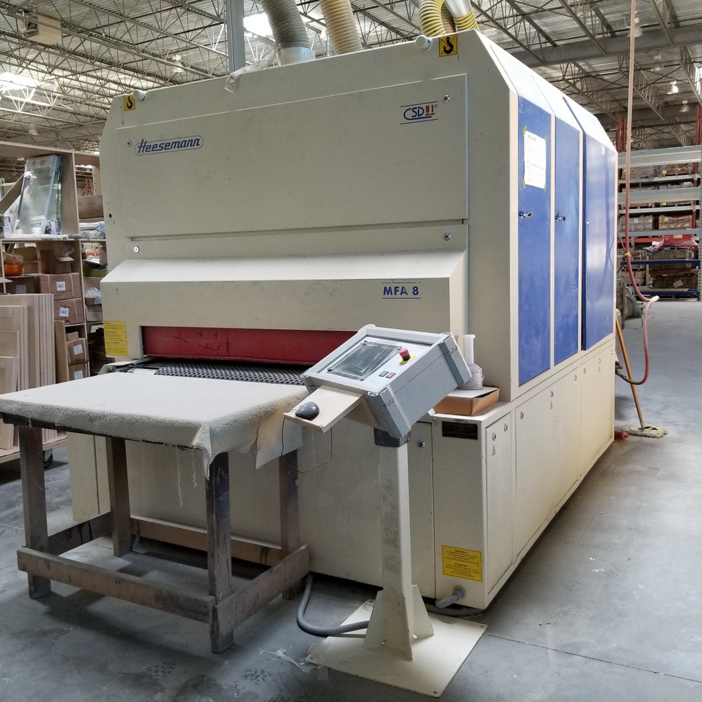 Used Heesemann MFA 8 D 32547 Wide Belt Sander Coast Machinery Group