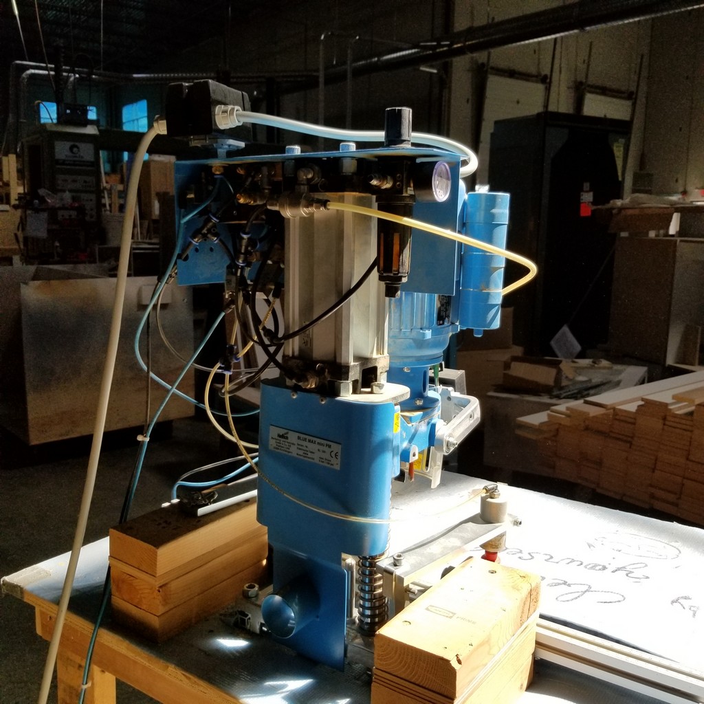 Used Hettich Blue Max Mini PM Hinge Drill Coast Machinery Group