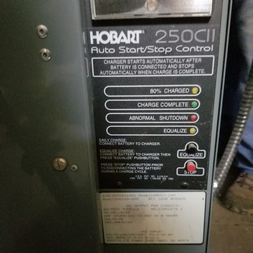 Hobart 250cii Charger Manual