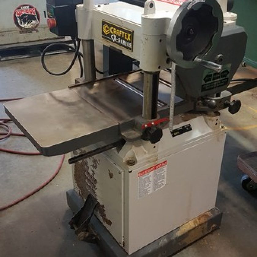 Used Craftex CX15 3HP Planner W/ 3 Knife Cutterhead Coast Machinery Group