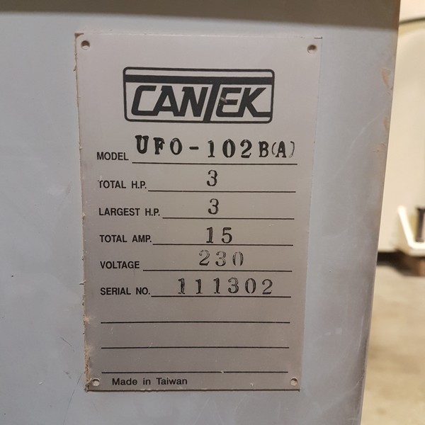 Used Cantek UFO102B Dual Bag Portable Dust Collector Coast Machinery