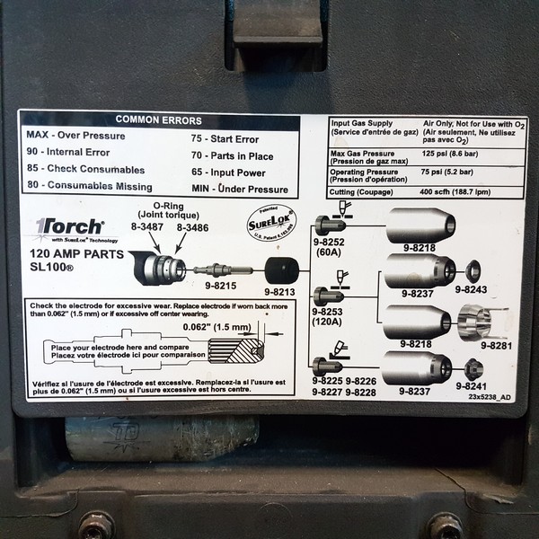 Thermal Dynamics 1-1730-5 Cut Master 152 Plasma System Thermal Dynamics 1-1730-5 Cut Master 152 Plasma System