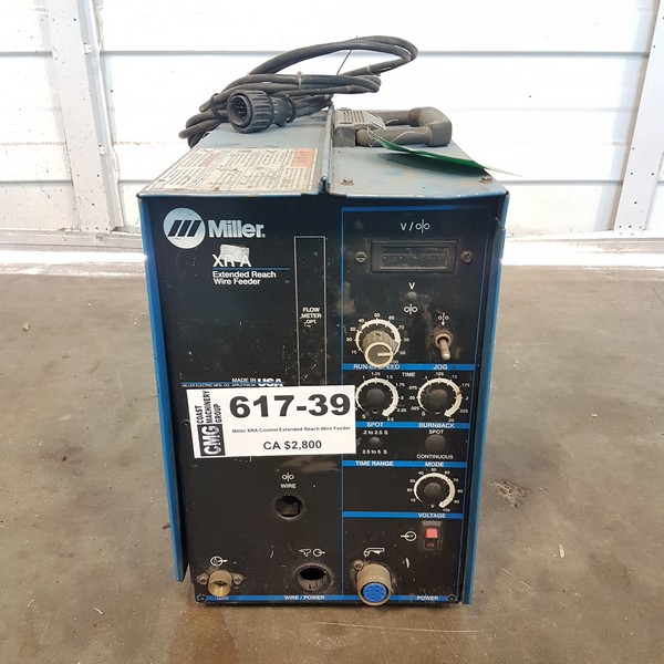 Used Miller XRA Control Extended Reach Wire Feeder Coast Machinery Group