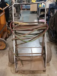Uniweld Cutting Torch Head 830 acy/oxy with cart and hoses