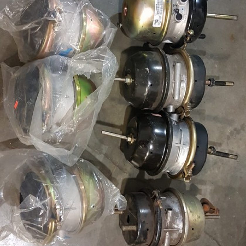 Used Assortment of Air Brake Chambers Spring Type Coast Machinery Group