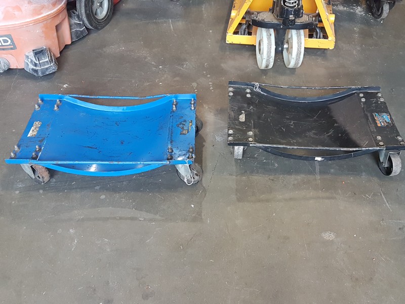 Used Set of 2 Car Wheel Dollies Coast Machinery Group