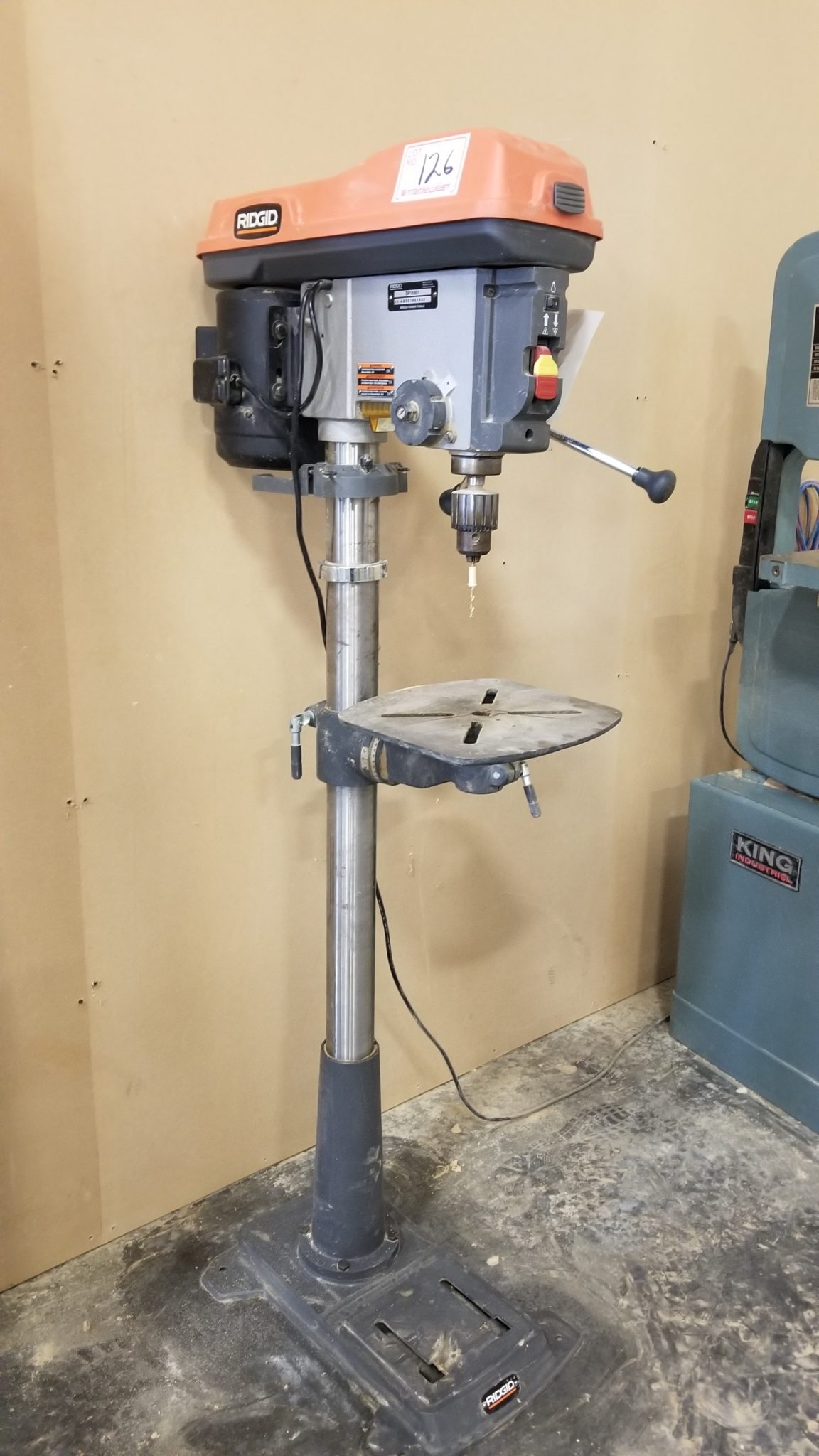 Ridgid DP1550 Floor Stand Drill Press Coast Machinery Group