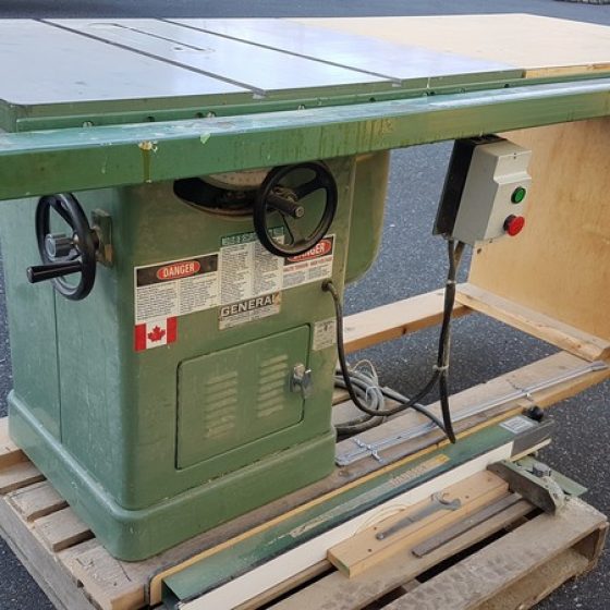 General 350 10″ Table Saw Coast Machinery Group