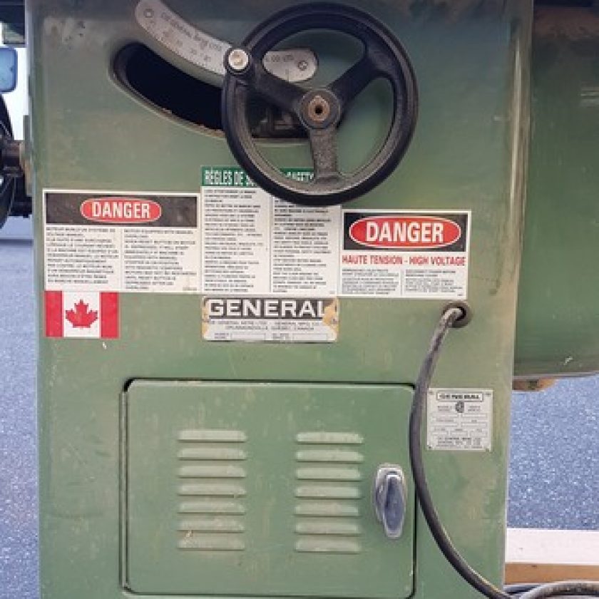 General 350 10″ Table Saw Coast Machinery Group