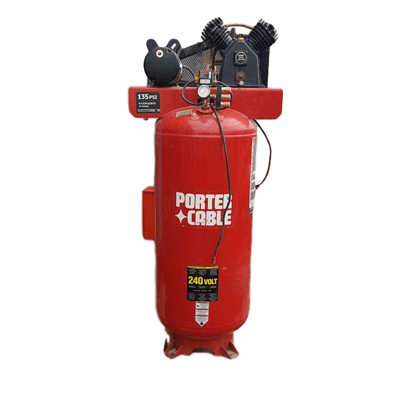 Used Porter Cable C7510 Vertical 60 Gallon Compressor Coast Machinery