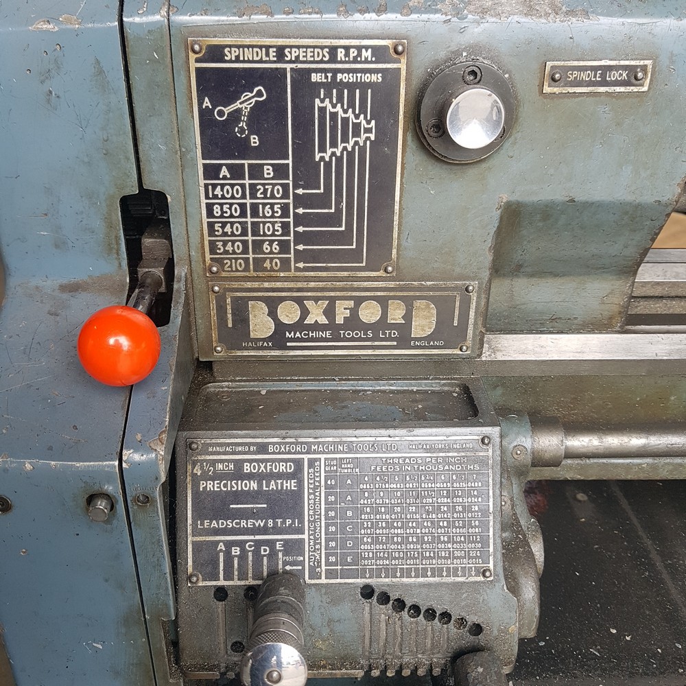 Used Boxford Aud Lathe Coast Machinery Group