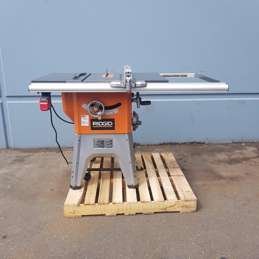 Used Rigid 13 Amp 10 in. Professional Cast Iron Table Saw Coast